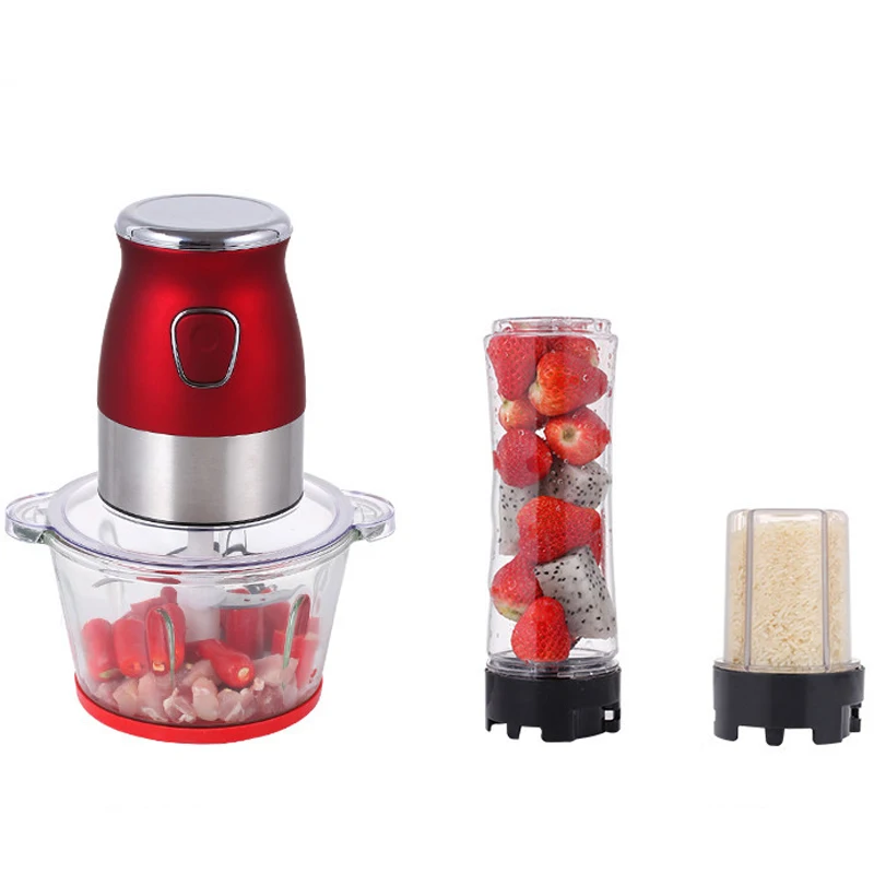 

Food Processors Juice Blender Meat Mixer Coffee Grinder 3in1Electric Chopper Smoothies Cocktail Shaker Kitchen Machine