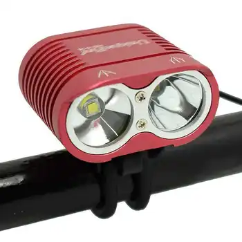 

WasaFire Waterproof 2* XM-L2 LED Bike Light Front Lamp Bicycle Light MTB Cycling 4000lm Riding Safety Ultra Bright Head Lights