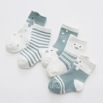 VIDMID Baby Girls Socks Spring Summer Cotton Newborn Baby Socks Baby clothes Kids Socks for 1-9 year Children Boys Socks 4122 01
