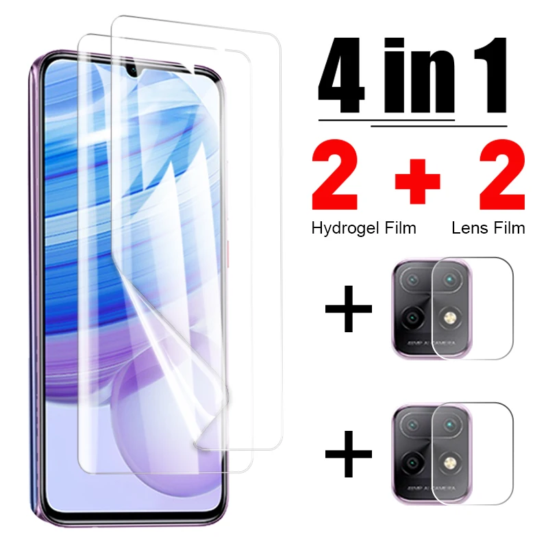 Гидрогелевая пленка 4 в 1 для Samsung A52 A72 A32 A12 A22 Защитная объектива камеры A51 A71 A21S A31 A70