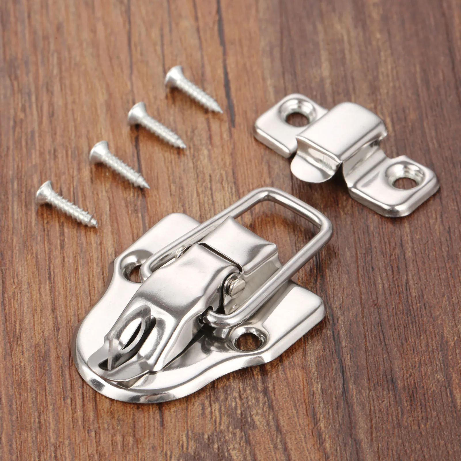 1Pc Vintage Lock Jewelry Box Hasps Drawer Latches Suitcases Toggle Latch Buckle Clasp Furniture Hardware