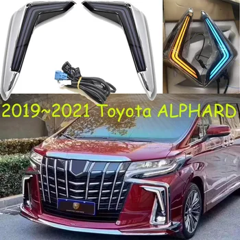 

car bumper headlight for Alphard daytime light 2019~2021y DRL car accessories LED headlamp for Alphard fog light