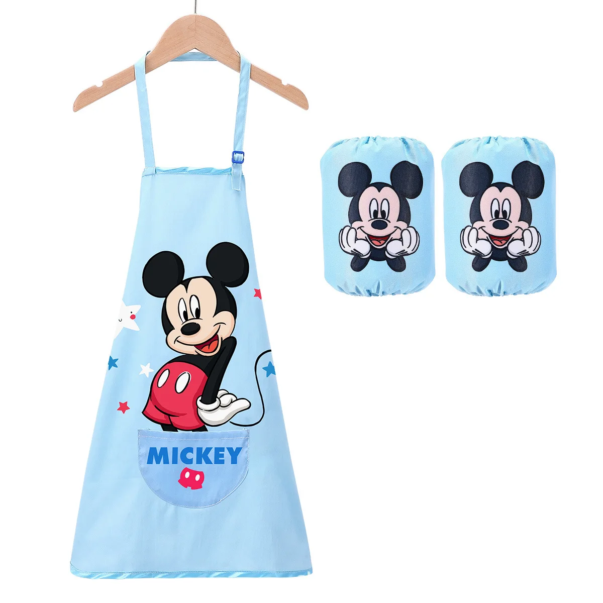 Moana Holding Spear Personalised Toddler Cooking Apron Pre-School Disney 