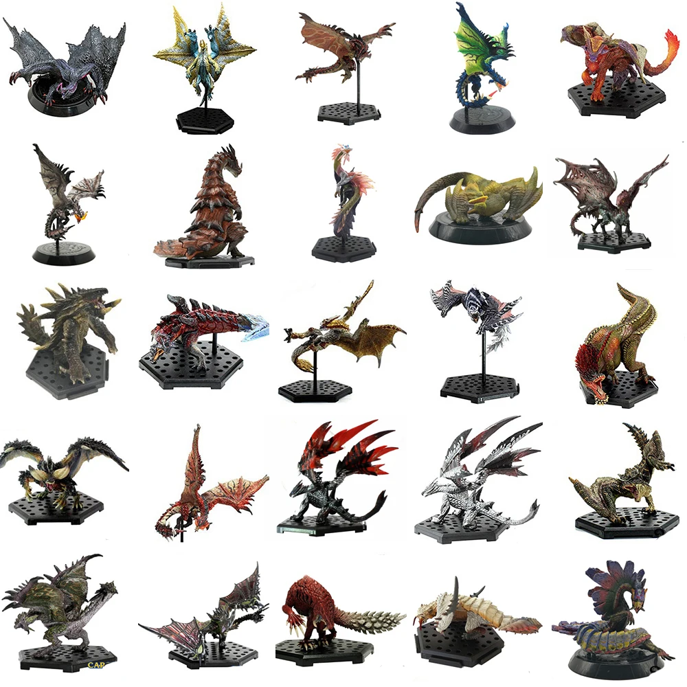 Goede Japan Game Monster Hunter Wereld Figuur PVC Modellen Hot Dragon Action Figure Decoratie Speelgoed Monsters Model Collection