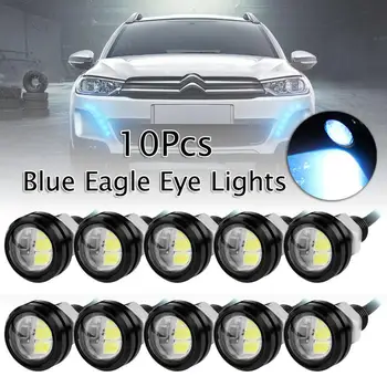 

Car Hawkeye headlight 10 pcs DC 12V 15W Hawkeye LED Universal driving reversing lights car signal lights warning lights csv 2020