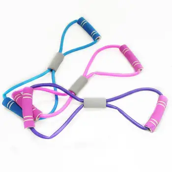 

Eight-shaped Tensioner Fitness Resistance Chest Expander Back Rubber Practice Elastic Pull Rope Rope Chest Expansion U6F1