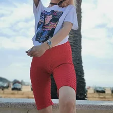 Сексуальная облегающая одежда для фитнеса, жаккардовые шорты для йоги, эластичные шорты с высокой талией, женские шорты для резинки на попе, спортивная одежда для спорта и фитнеса