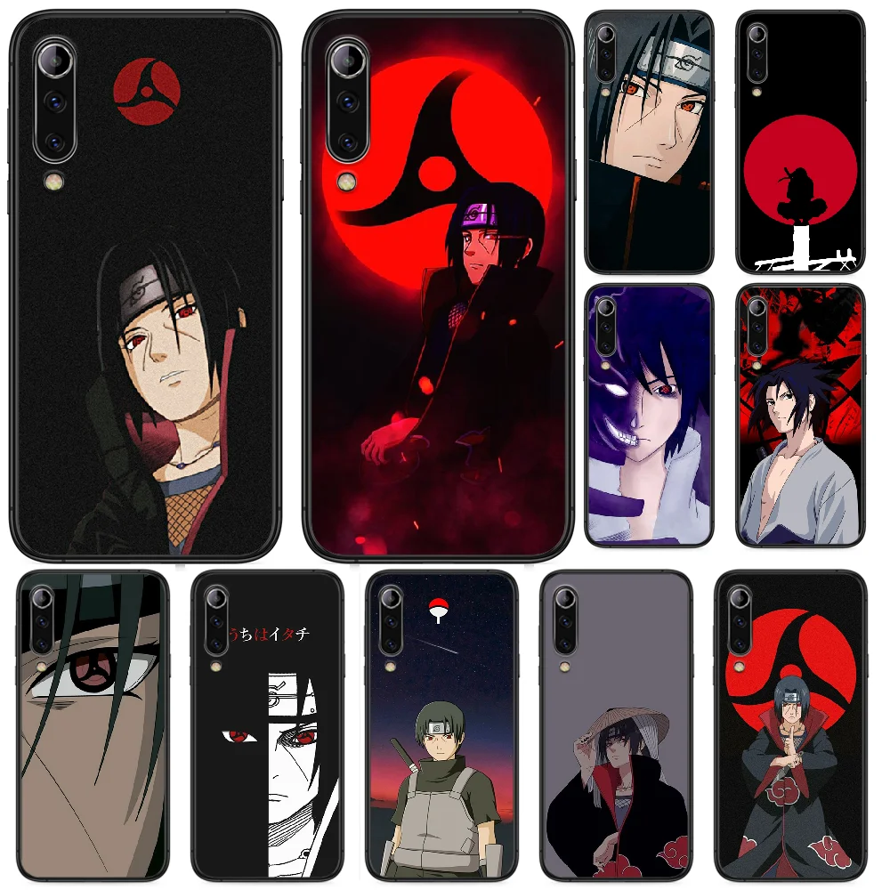 Чехол для телефона Naruto Uchiha Itachi Sasuke eye Xiaomi Mi 6 8 A1 Note3 A2 9 CC9 9T A3 MIX 2S 3 Lite SE Pro black Etui