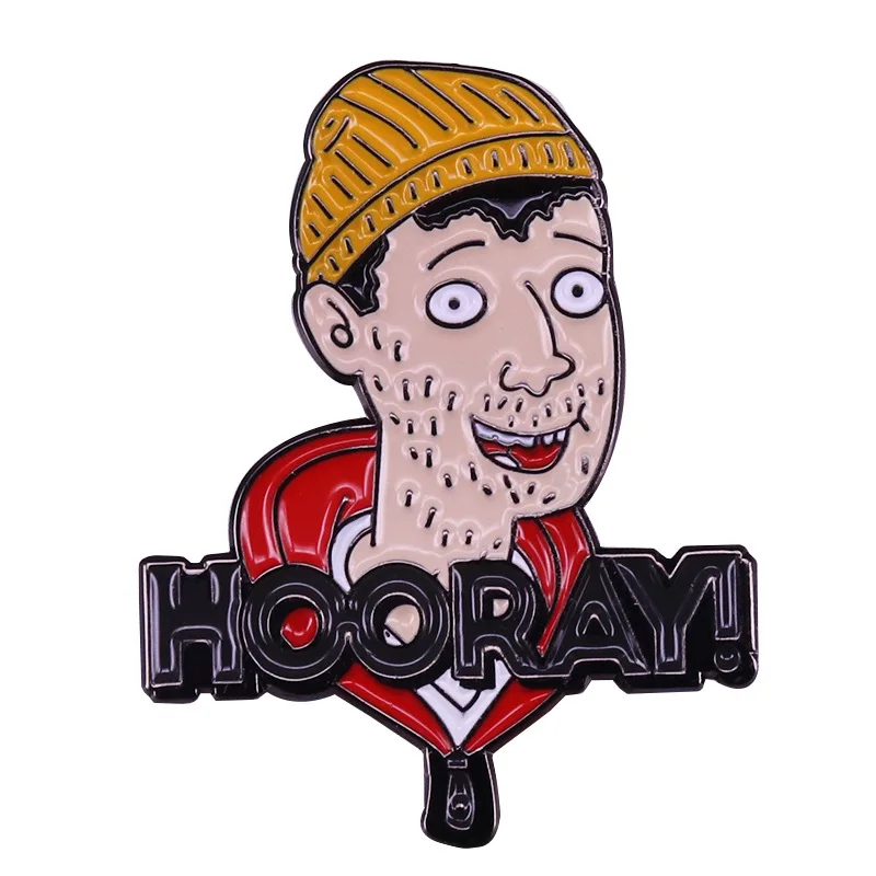 Эмалированная брошь в виде американской анимационной комедии для взрослых Bojack
