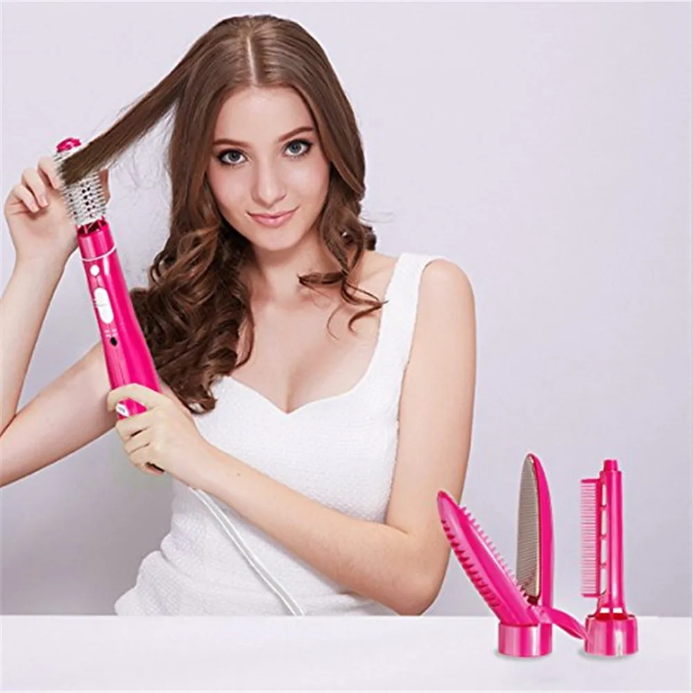 Профессиональный 10 в 1 горячий фен для волос, расческа, набор инструментов для стайлера, многофункциональные насадки, электрический выпрямитель для волос, щетка для завивки, палочка, набор машин