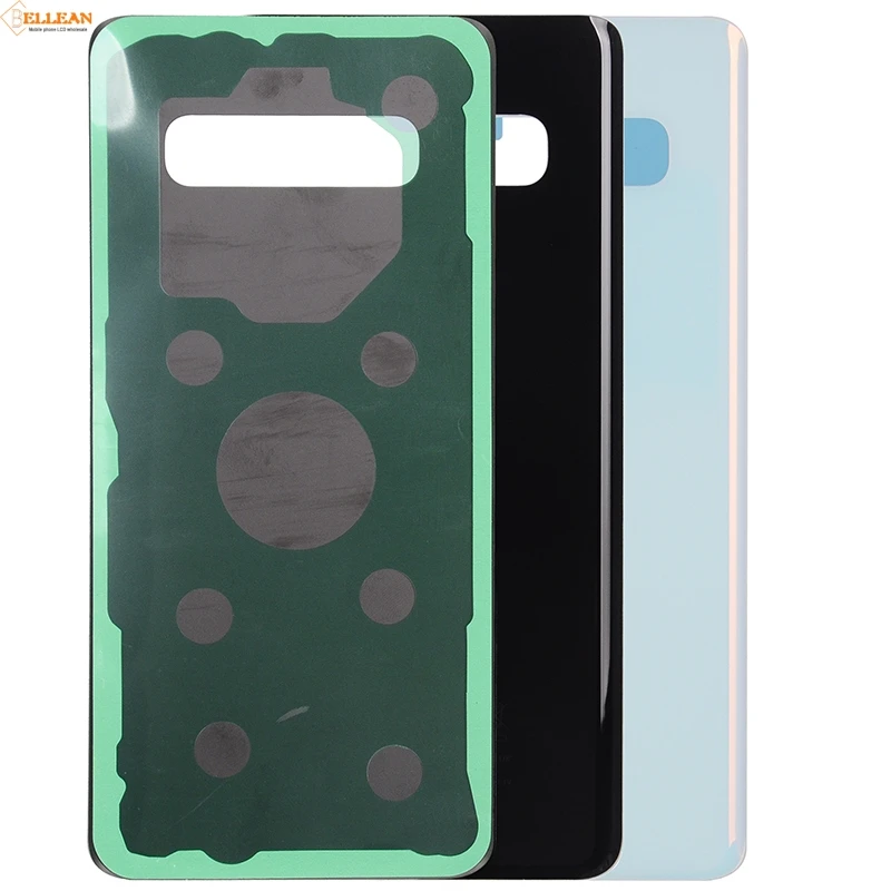 Крышка батарейного отсека Catteny для samsung Galaxy S10 Plus G975 задняя крышка G975F стеклянный корпус задняя крышка Крышка 10 шт