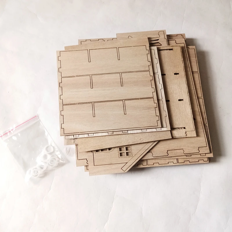 Деревянный год Адвент Календарь Дом Рождественский Декор в виде оленя DIY Свадебные украшения шкатулка с ключом натуральные товары для рукоделия