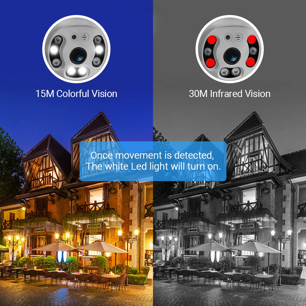 IP Камера Wi Fi 1080P открытый Скорость купольная PTZ 2MP двухстороннее аудио