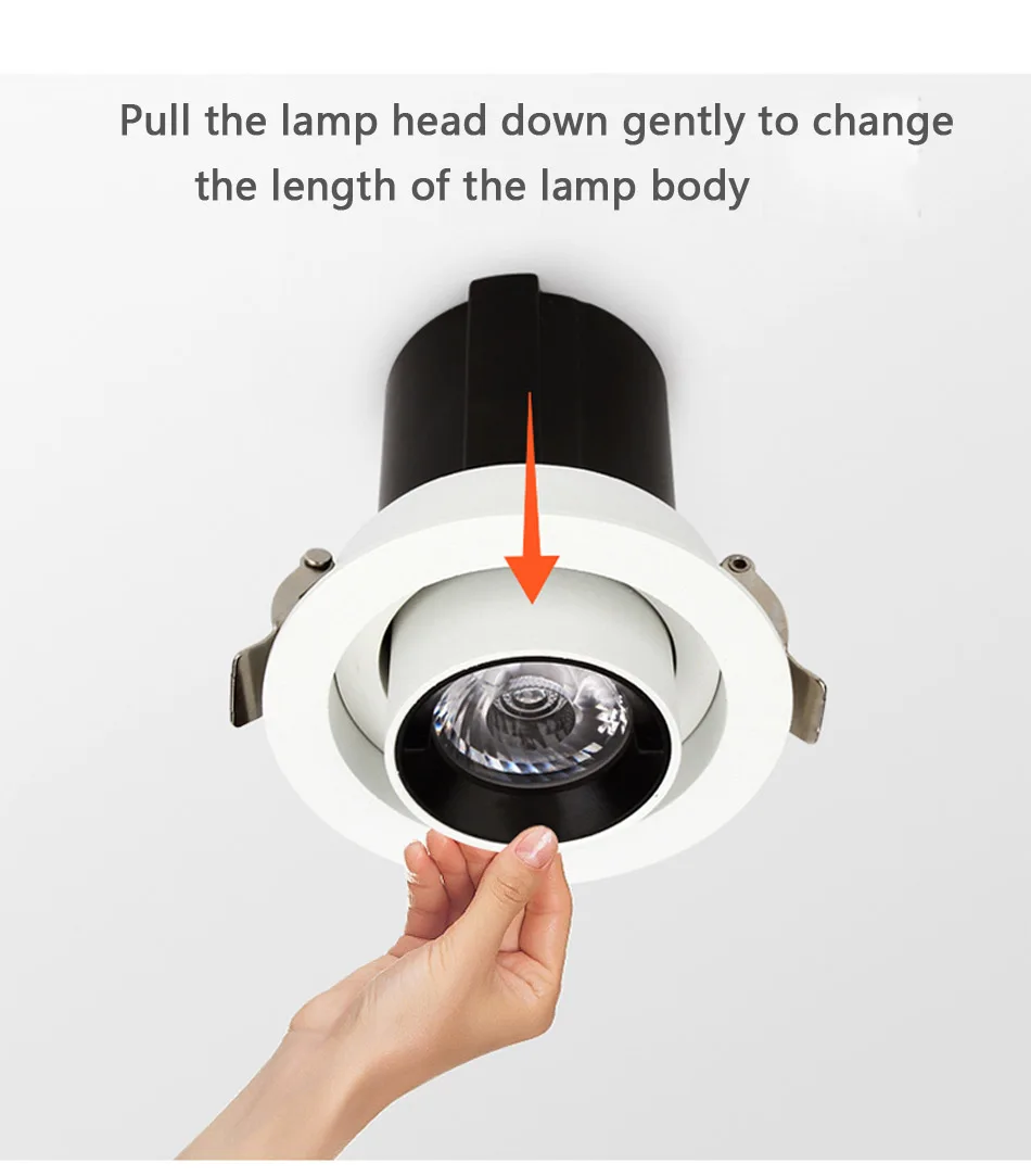Description Picture 4 of itemLed Downlight Dimmable 110/220V Spot Lamp 5/7/12W Down lights Ceiling Lamp Recessed Spot Lighting Fixture for Home Kitchen Store