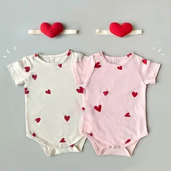 LZH – vêtements d'été pour bébés, nouvelle collection de sacs pour bébés, combinaison de sortie une pièce, mignonne pour bébés filles, amour, Triangle, barboteuse de 3 à 24 mois, 2022 