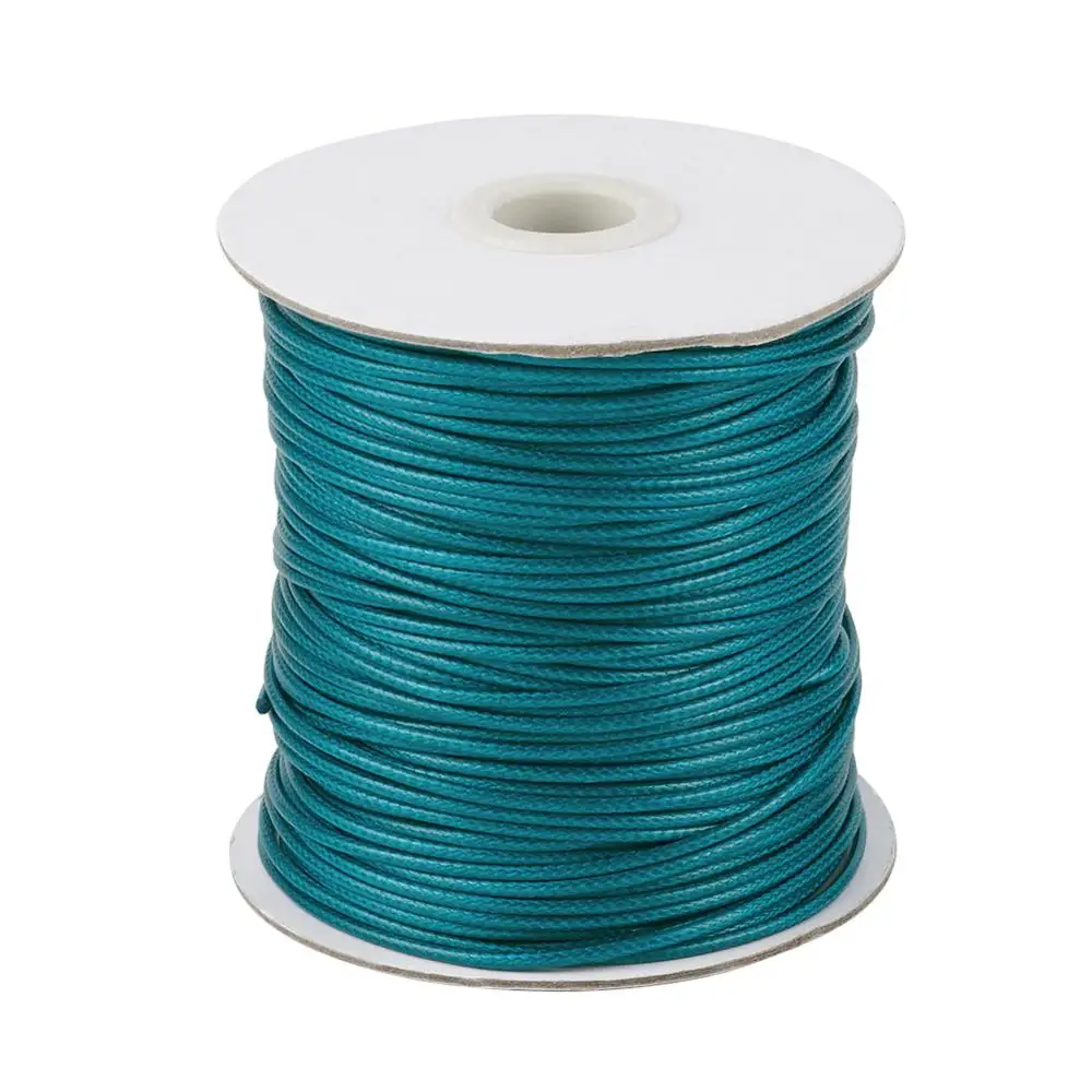 1 рулон 0,5 мм 1 мм 1,5 мм 2 мм 3 мм экологический корейский вощеный полиэфирный шнур бисероплетенная нить плетеная веревка нить для ювелирных изделий