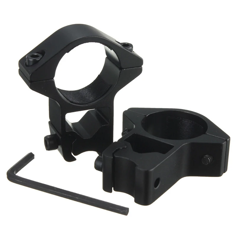 New 2pcs High Profile 25.4mm 1" Scope Rings 11mm Dovetail Weaver Rail Mount