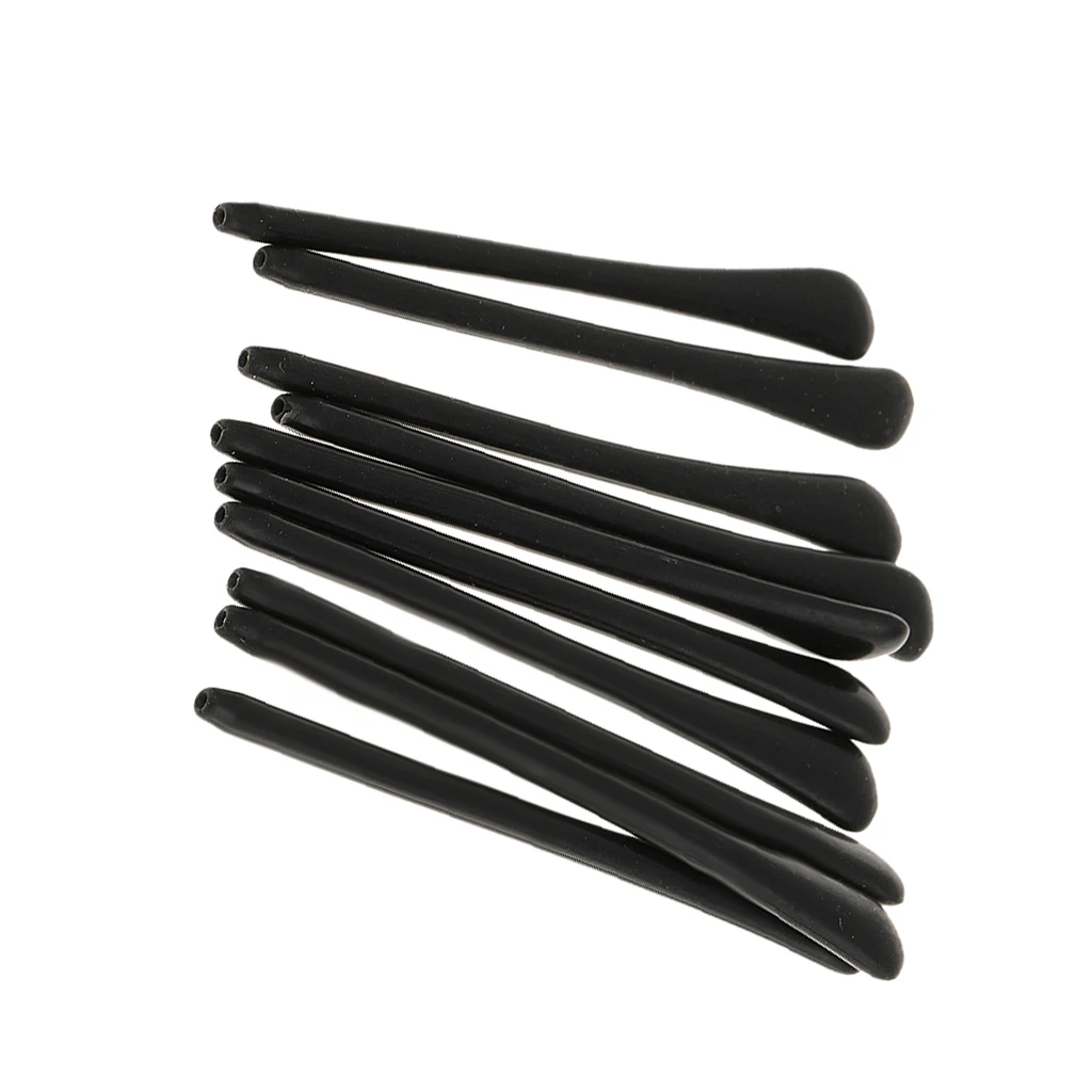 

10pcs Spectacle Eyeglasses Eyewear Reading Glasses Temple End Tips Ear Sock Tubes Grip Replacement Repair Kit Eyeglasses End Tip
