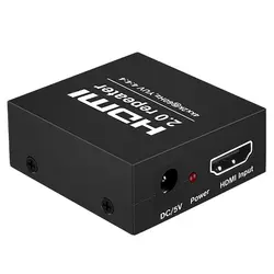 HOT-4Kx2K 2,0 hdmi-повторитель HDMI удлинитель 4K 60HZ 4:4:4 hdmi-кабель, адаптер Усилитель сигнала Усилитель по сигналу HDTV до 25M