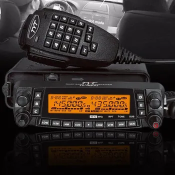 

Fast Car Radio Walkie talkie 50KM TYT TH-9800 VHF 50W UHF 35W 800CH Quad Band TH 9800 Ham Radio HF Transceiver TH9800 CB Radio