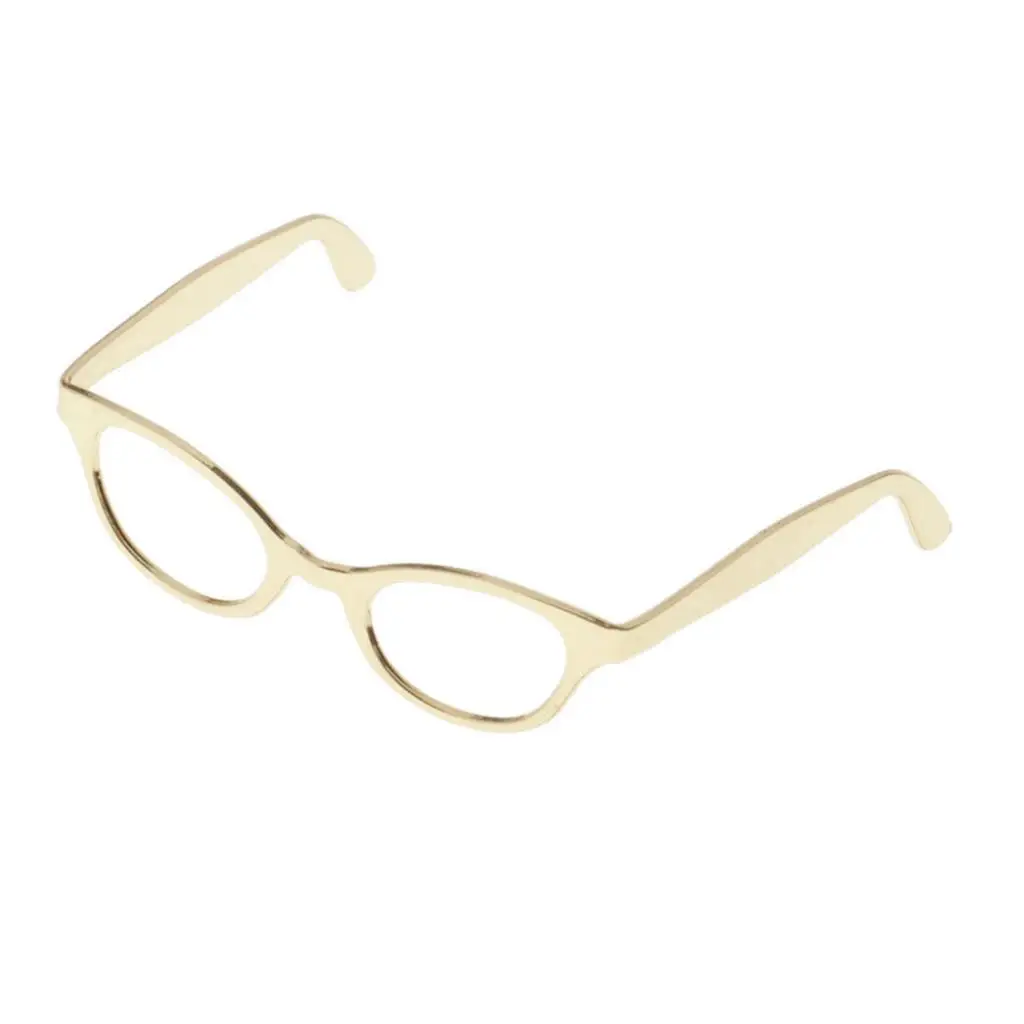 1/6 Scale Doll Metal Frame Eyeglasses Spectcles No Lens Glasses for HT/PH/SS/DID/DML/TC 12 inch Action Figure Body 1/6 Scale Doll Metal Frame Eyeglasses Spectcles No Lens Glasses for HT/PH/SS/DID/DML/TC 12 inch Action Figure Body
