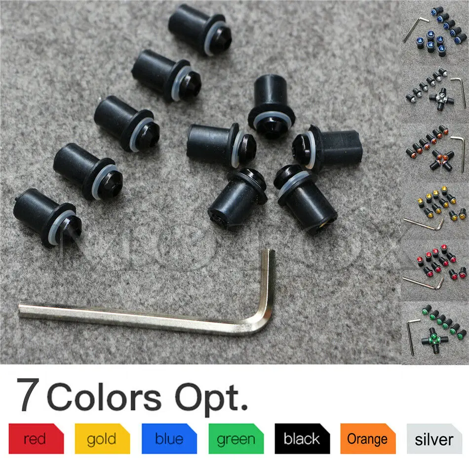 

Motorcycle Windscreen Windshield Bolts Screw fit for CBR 600RR 900RR 929RR 954RR CBR1000RR VTR1000 VFR800 VFR 1200 NS 250 1100XX