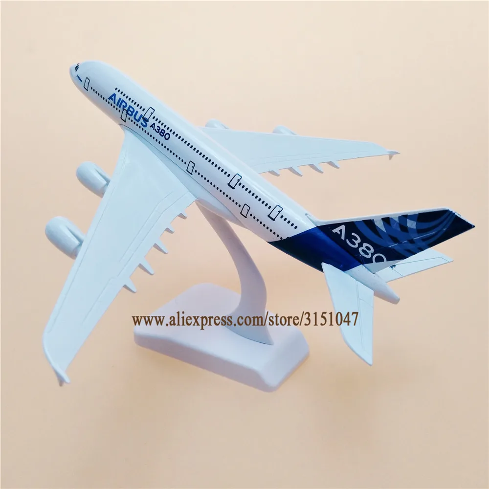 Сплав металла прототип Air A380 Airbus 380 Airlines модель самолета Модель самолета Стенд самолет дети подарки 20 см