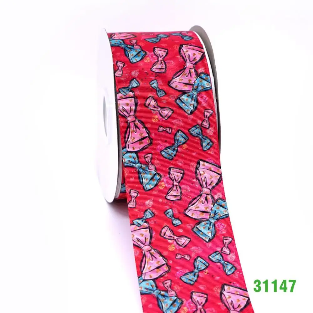 31147 50 ярдов в размер мультфильм ленты напечатанные grosgrain ленты 31157 - Цвет: 31147