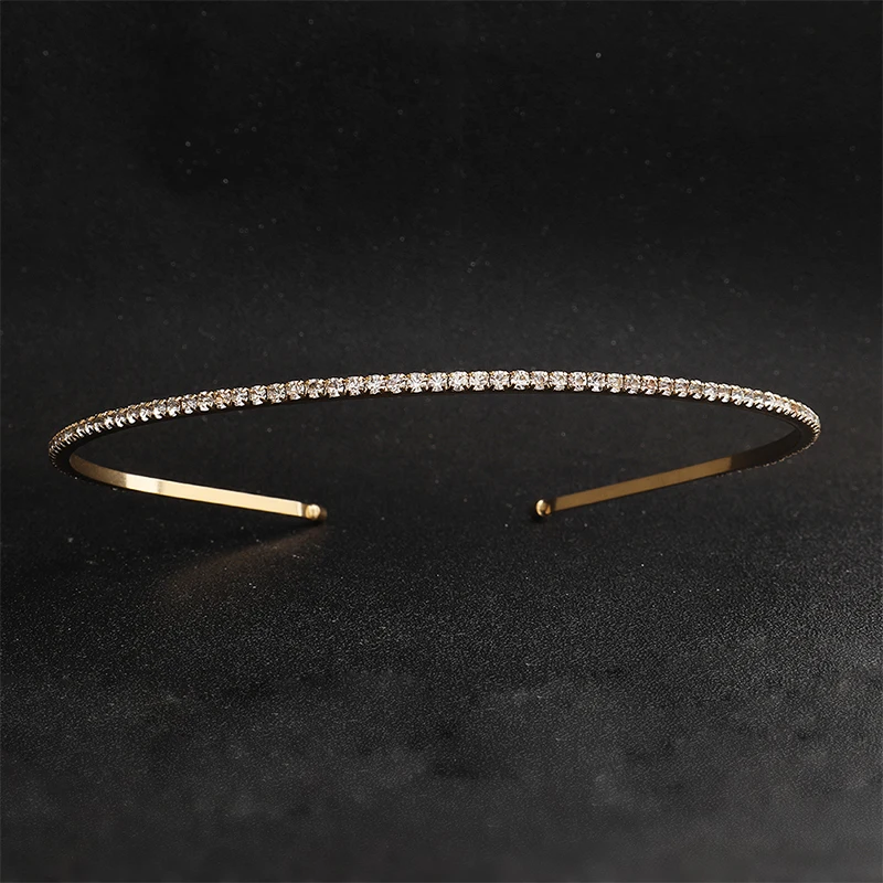 Gold Miallo, Модные Свадебные короны и диадемы с австрийским кристаллом, свадебная повязка для волос, аксессуары для волос, головные уборы для женщин, TS-J2699 - Окраска металла: Gold