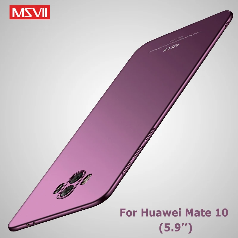 

Msvii Cover For Huawei Mate 10 Pro Case Slim Matte Coque For Huawei Mate 10 Lite Case Hard PC Cover For Huawei Mate10 Phone Case