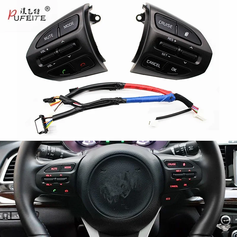 NewForKiaK5Optima20142015Carsteeringwheelbuttonscarstyling