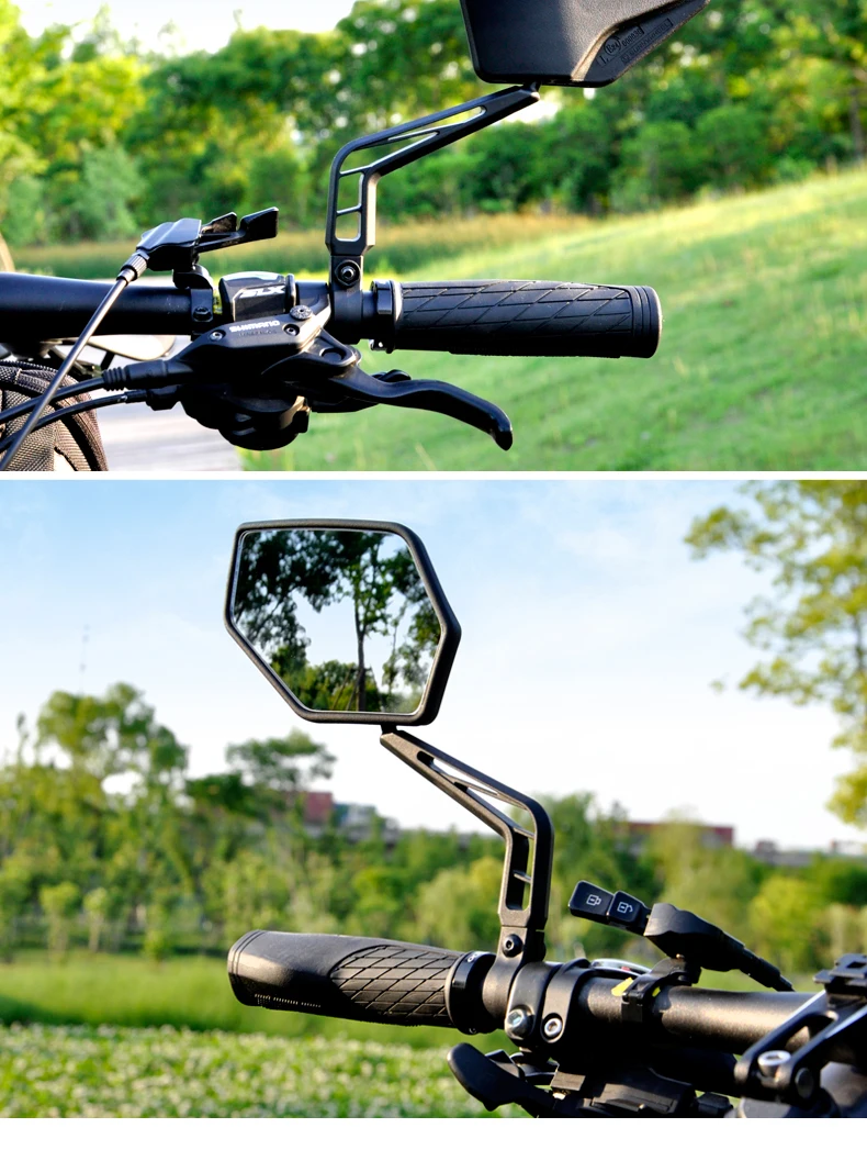 angular espelho retrovisor ajustável mtb guiador de