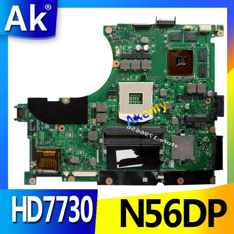 AK N56DP материнская плата для ноутбука HD7730 2 ГБ N56D тестовая Материнская Тест 100%