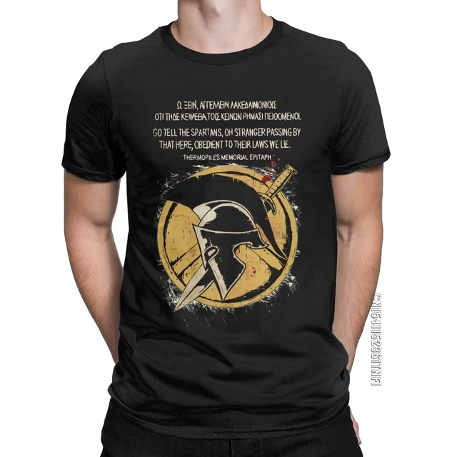 This Is Sparta. Sparta 300 Warrior Leonidas T Shirt. 100% Cotton Short  Sleeve O-Neck Casual T-shirts Loose Top New Size S-3XL - AliExpress