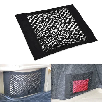 

Car Back Trunk Mesh Bag Net Rear Seat Storage Holder Pocket Organizer Black Sale