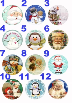 

Handmade Colorful picture Round Glass Cabochons Refrigerator magnet for Necklace Decoration and Phone Chain Accessaries172