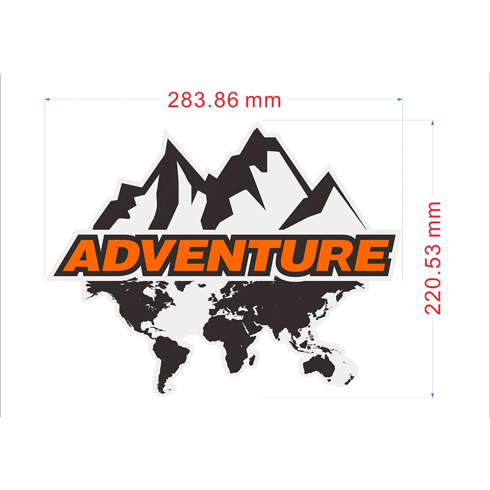 Наклейка на мотоцикл для KTM 790 DUKE ADV Adventure алюминиевые панниеры багаж боковой хвост верхняя коробка чехол 790 DUKE печать наклеек пленка