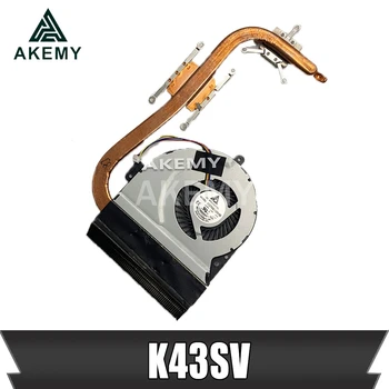 

CPU Cooler Radiator Heatsink Fan Fit For Asus A43 K43 X43 K43SV X43S K43SJ K43S K43SM X43S A43S laptop motherboard Fan