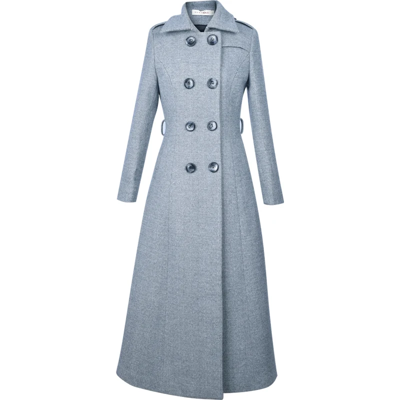 Casaco Feminino зимняя одежда оба ряда пальто шерстяное пальто для женщин Camperas Mujer S-XXXL длинное пальто для женщин
