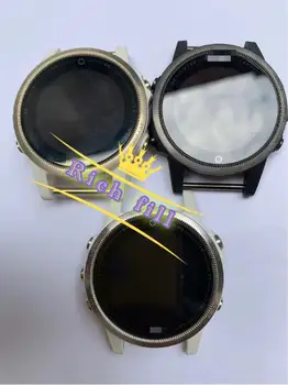 

For Garmin Fenix 5 LCD display with Glass screen Sapphire Multi-sport Training GPS watch front Cover frame replacement panel