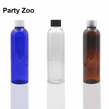 

600 x 150ml Round Shoulder Screw Common Plastic Lid Lotion Bottle 5OZ Empty Cosmetic Refillable Jar with Sealed Top