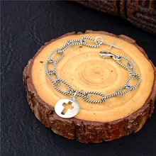 Модный стиль Стерлинговое Серебро S925 браслет христианский бутик женский браслет серебро 925 модные ювелирные изделия