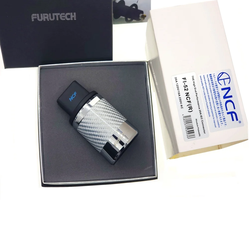 Plugue de Entrada Mesmo para Adaptador de Tomada de Áudio Furutech High End 20a Ródio Chapeado Faça Você Matihur Alta Fidelidade Fi-52 Ncf r - Image 4