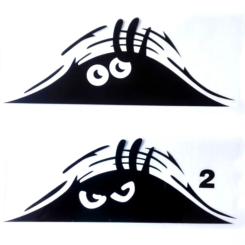 19X7 cm Funny Creative 3D Big Eyes Car Decal Sticker Styling Dune Sand Monster Peeping Peering | Автомобили и мотоциклы