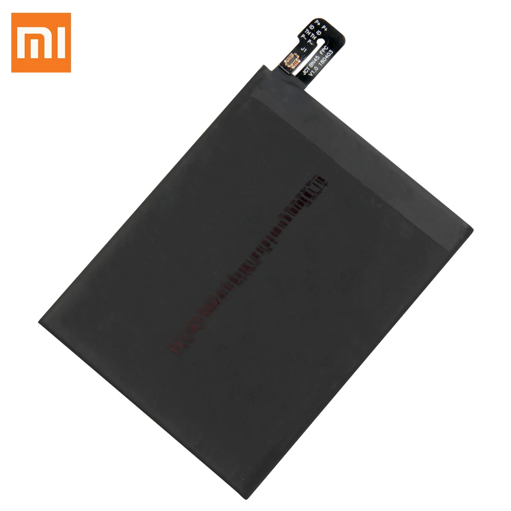 Оригинальный сменный аккумулятор Xiao Mi BN45 для Xiaomi note2 Redmi Note 5 Redrice Note5 подлинный