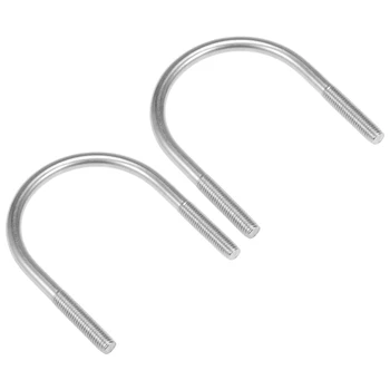 

uxcell M10 304 Stainless Steel U-Bolt Fastener for 76mm Pipe Diameter 2pcs