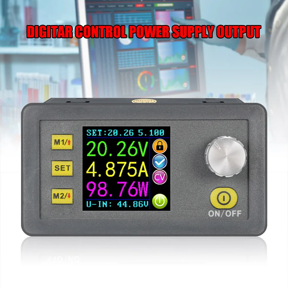 DP50V5A цифровой понижающий модуль Вольтметр Амперметр Постоянное Напряжение Тестеры измеритель тока Программируемый Модуль питания PAK