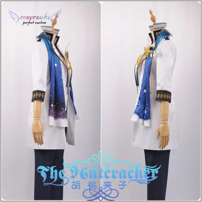 IDOLISH7 белый специальный день Tsunashi Ryunosuke Косплей Костюм сценическая перфорированная одежда, Идеальный заказ для вас
