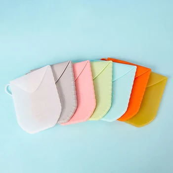 

7pcs Mask Box Face Mask Storage Bag Pollution Prevention Not Including Face Mask Storage 7Color Mask Bags Home Storage Bags