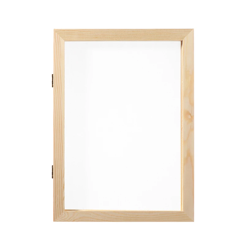 Multi Size Paper Making Mould Frame DIY Papermaking Paper Making Screen Learning Wood Handcraft Gift Wooden Mesh Mold 